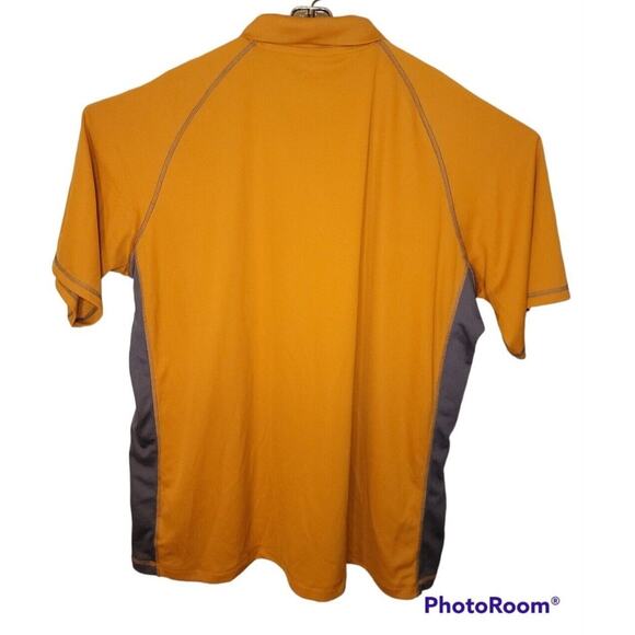 Red Head Brand Co Men’s Polo Shirt 2XL Yellow Gray Colorblock Outdoor Casual - Picture 2 of 5